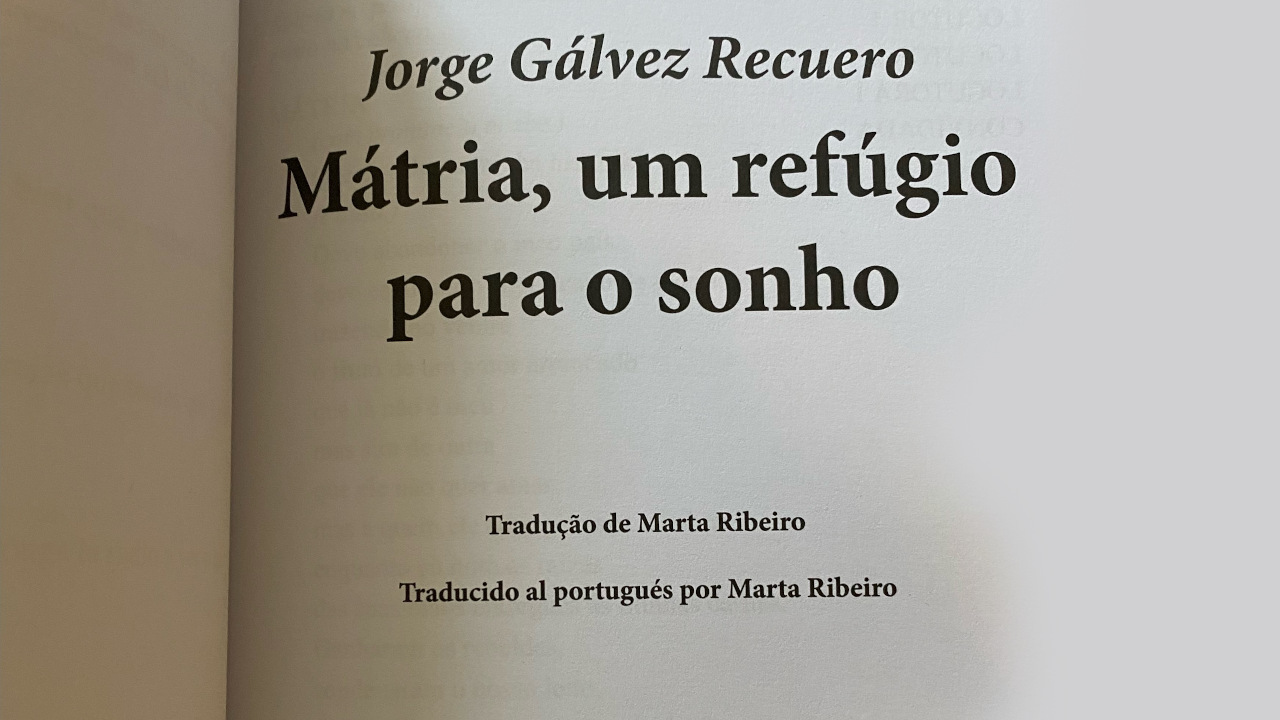 La estudiante del Máster Marta Ribeiro, traductora del premio FATEX 2019